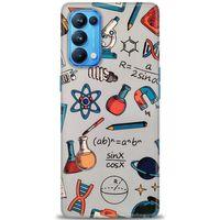 Oppo Reno 5 Pro Kılıf HD Baskılı Kılıf - Formüller + Tam Ekran Koruyucu