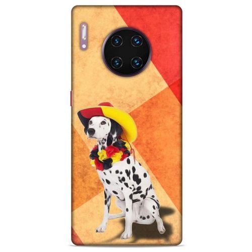 Huawei Mate 40 Pro Kılıf Köpek Kıyafetleri (19) Kılıfları Dalmaçyalı Şapka