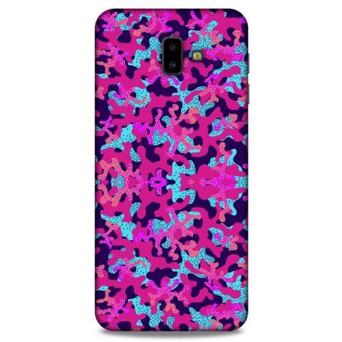 Samsung Galaxy J6 Plus Uyumlu Kılıf Pembe Delisi (33) Hybrid Kılıf Kamuflaj