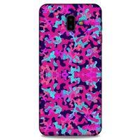 Samsung Galaxy J6 Plus Uyumlu Kılıf Pembe Delisi (33) Hybrid Kılıf Kamuflaj