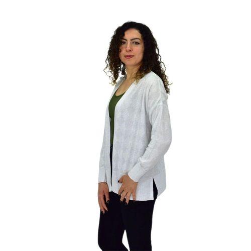 Kadın Triko Simli Mevsimlik Hırka Baklava Desen BGL-ST04669