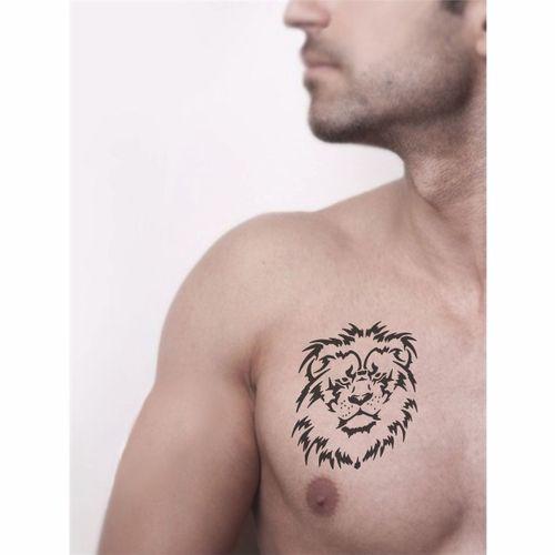 Aslan Tattoo Dövme Şablonu model-4