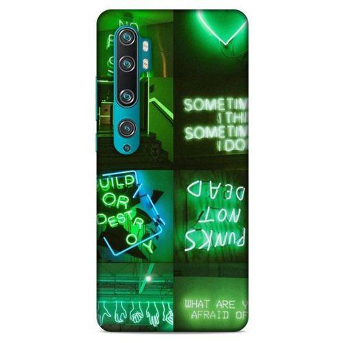 Xiaomi Mi Note 10 Pro Uyumlu Kılıf Yeşil Delisi (34) Slim Armor Kılıf Pastel yeşil