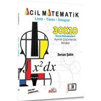 AYT Limit Türev İntegral 30 x 10 Konu Denemeleri Acil Yayınları