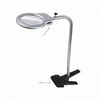 -2.5x90 Mm 5x24 Mm Büyüteç, Mandallı Metal Hortumlu Masa Üstü Büyüteç