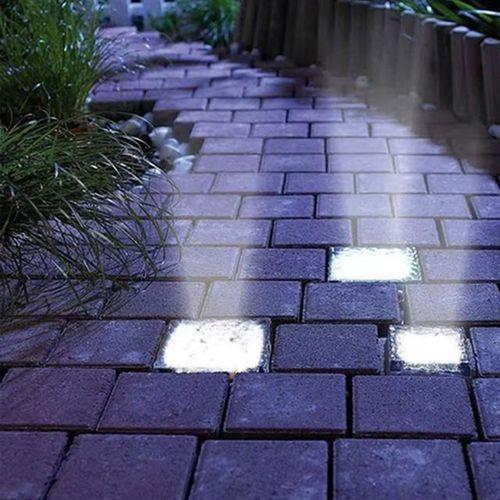 PowerMaster PM-21649 Solar Mavi Ledli Tuğla Görünümlü Bahçe Dekorasyon Aydınlatma