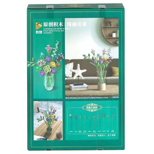 P655001 Panlos Çiçek Buketi 999 Parça Blok Seti -Vagon life