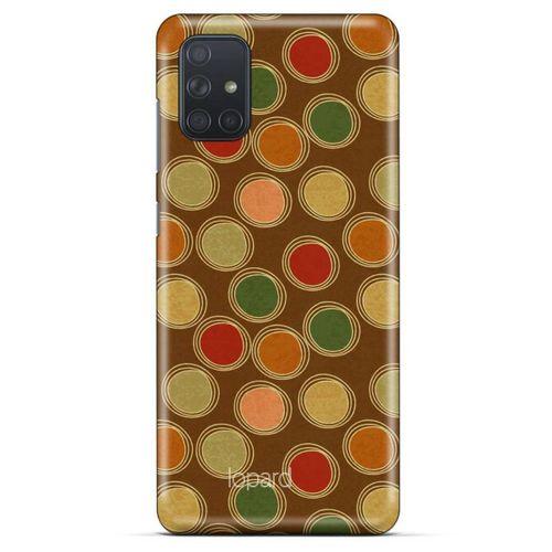 Samsung Galaxy M51 Kılıf Pastel Renkler (43) Thin Fit Kılıf Kahve Yeşil