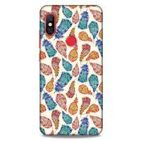 Xiaomi Mi A2 Lite Kılıf Desenli Özel Seri Tüyler (36) Glitter Kılıf
