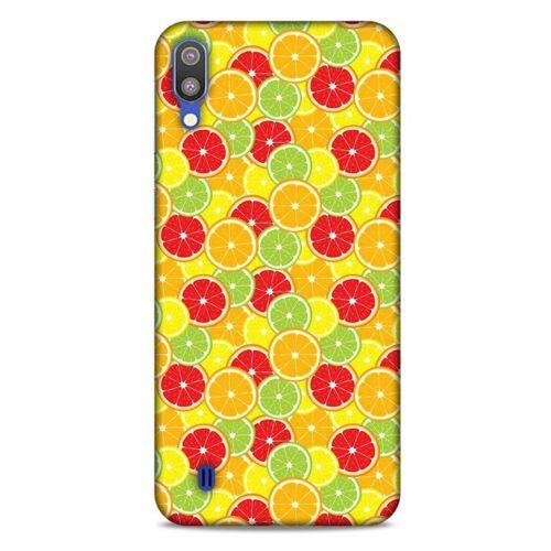 Frutix Turunç 03 Samsung Galaxy M10 Kılıf Desenli Silikon