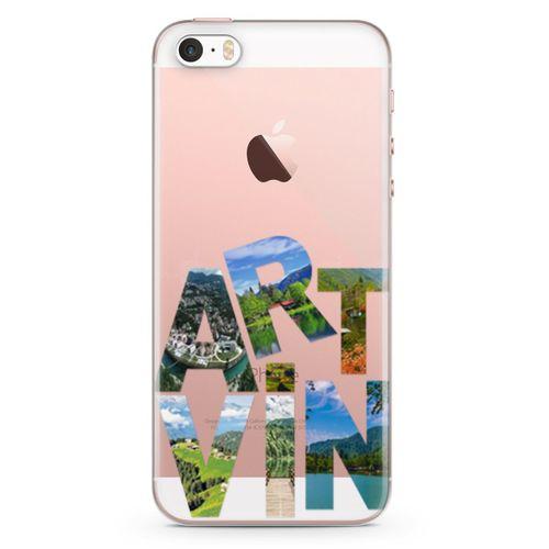 Apple iPhone SE Kılıf Artvin Gezi Arka Kapak Koruma Desenli Full Koruyucu