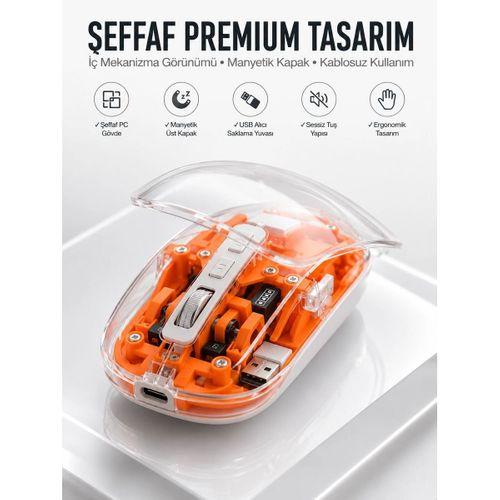 Fare Mouse Çift Modlu Kablosuz Bağlantılı 2 4ghz Destekli Yeni Nesil
