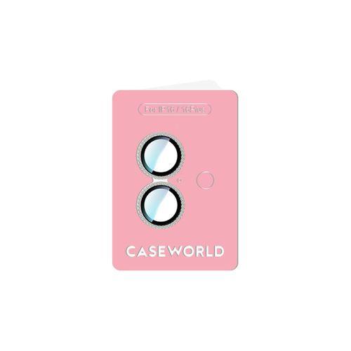 Apple iPhone 16 Plus CaseWorld Alloy Sparkling Diamond Serisi Taşlı Lens Koruyucu