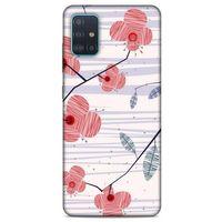 Samsung Galaxy A51 Kılıf Japonya (26) Tpu Silikon Kılıf Japon Kiraz Çiçekleri