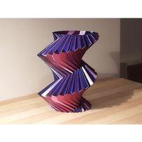 3D baskı fasetli spiral vazo dekoru (Bu ürün Sadece Plastik parçadır - Almadan Önce Soru Sorabilirsiniz)