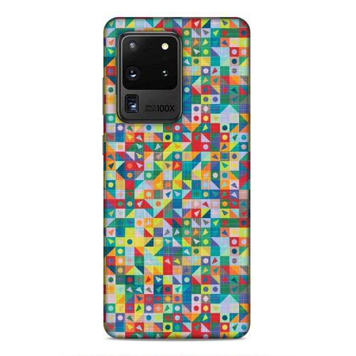Samsung Galaxy S20 Ultra Uyumlu Kılıf Utopia (24) Darbe Emici Kılıf Mozaik