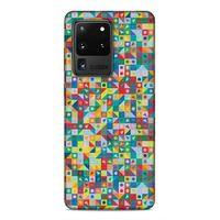 Samsung Galaxy S20 Ultra Uyumlu Kılıf Utopia (24) Darbe Emici Kılıf Mozaik