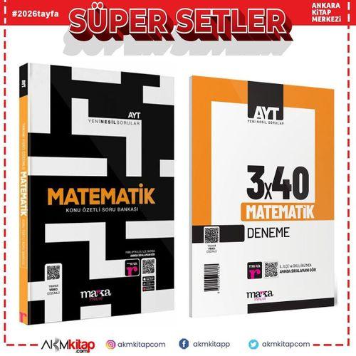 Marka Yayınları AYT Matematik Soru ve Deneme Seti 2 Kitap