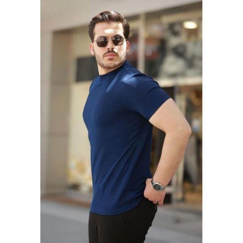 Erkek Yarım Balıkçı Yaka Kısa Kollu T-shirt