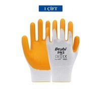 Pn3 Sarı Iş Eldiveni Polyester No:10 Örme Nitril Beybi Royaleks Group - 1 Çift