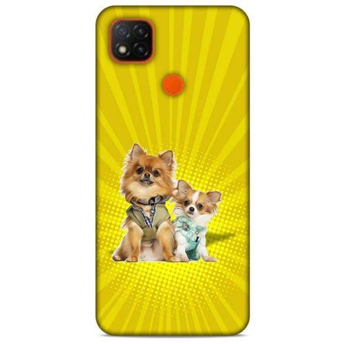 Xiaomi Redmi 9C Kılıf Köpek Kıyafetleri (22) Tam Koruma Kılıfı Chihuahuas Tulum