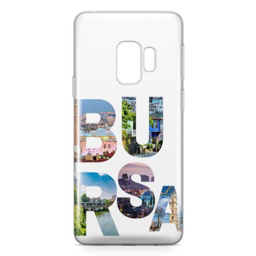 Samsung Galaxy S9 Kılıf Bursa Gezi Arka Kapak Koruma Desenli Full Koruyucu