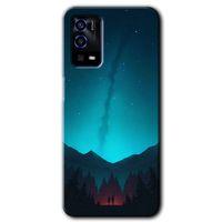 OPPO Oppo A55 Kılıf HD Desen Baskılı Arka Kapak - Night Fores Mount