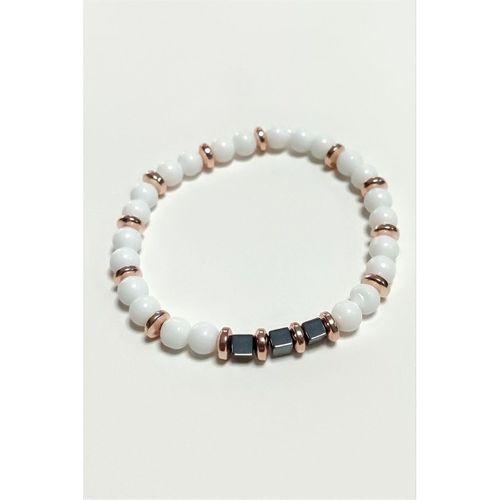 Sedef Doğaltaş Bileklik 6 mm