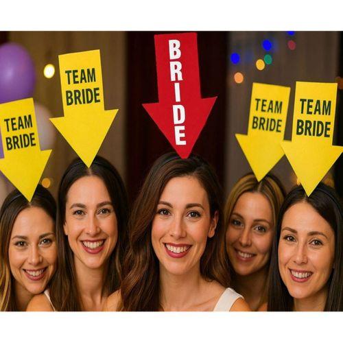 Kişiselleştirilebilir Ok Taç – Üzerine Yazı Yazılabilen Parti Tacı Kırmızı Renk