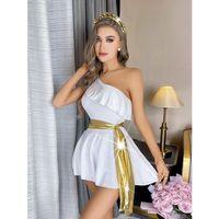 Beyaz Fantezi Elbise Gecelik