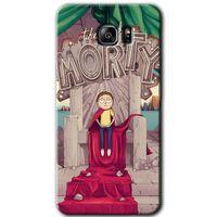 MRCİLETİSİM MRCİLETİSİM Samsung Galaxy Note 5 Kılıf HD Desen Baskılı Arka Kapak + Temperli Cam - Morty