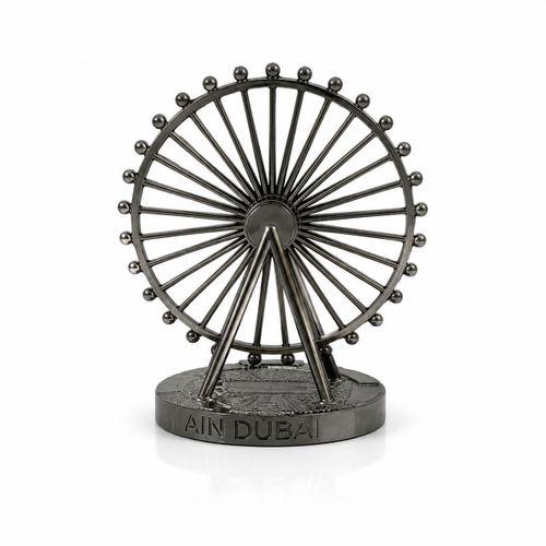 Büyük Metal Dönme Dolap Biblosu (Krom & Bakır)