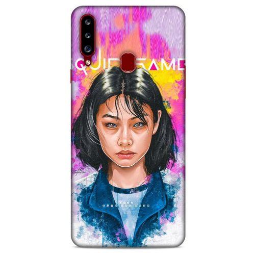 Samsung Galaxy A20s Uyumlu Kılıf Squid Game (47) Crystal Flex Kılıf Dae-Hyun