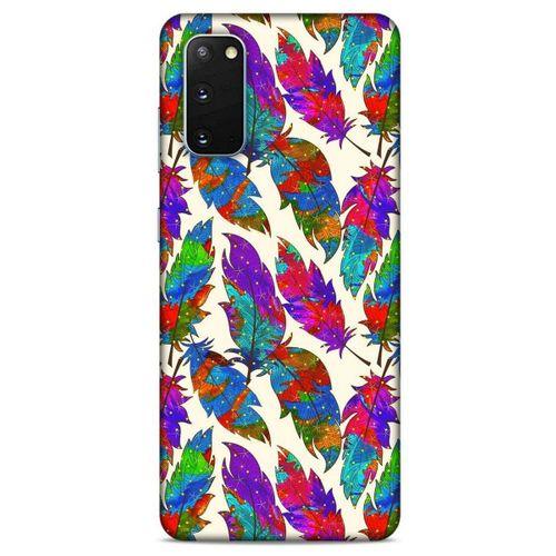 Samsung Galaxy S20 Kılıf Desenli Özel Seri Tüyler (34) Slim Armor Kılıf