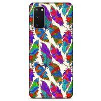 Samsung Galaxy S20 Kılıf Desenli Özel Seri Tüyler (34) Slim Armor Kılıf