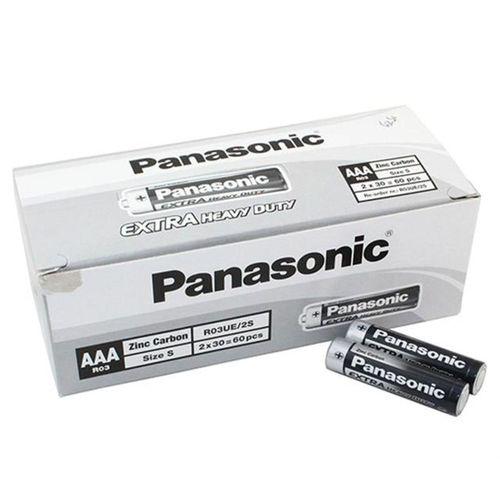 Panasonic R03UE/2S Manganez AAA İnce Kalem Pil (60'lı Paket)