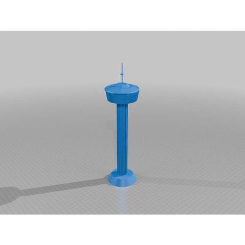 Tower Of The Americas 3D Baskı (Bu ürün Sadece Plastik parçadır - Almadan Önce Soru Sorabilirsiniz)