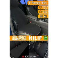 S-Dizayn Oto Koltuk Koruyucu Kılıf Set Siyah Universal 2+3 Parça Ön Arka