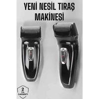 Şarjlı Paslanmaz Çelik Bıçaklı Ve Kablosuz Saç Sakal Tıraş Makinesi