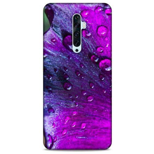 Oppo Reno 2z Uyumlu Kılıf Mor Delisi (34) Slim Armor Kılıf Damlacık