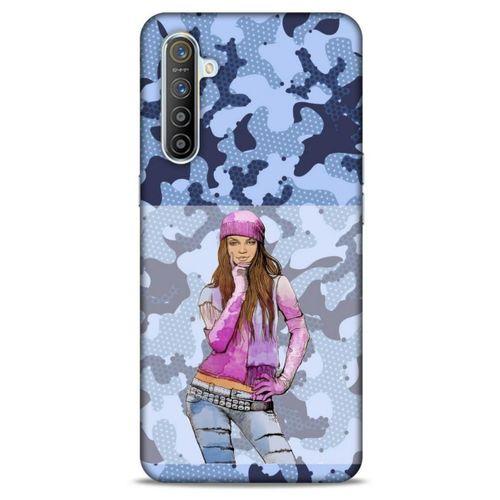 Sokak Modası 99 Oppo Realme XT Kılıf Desenli Silikon