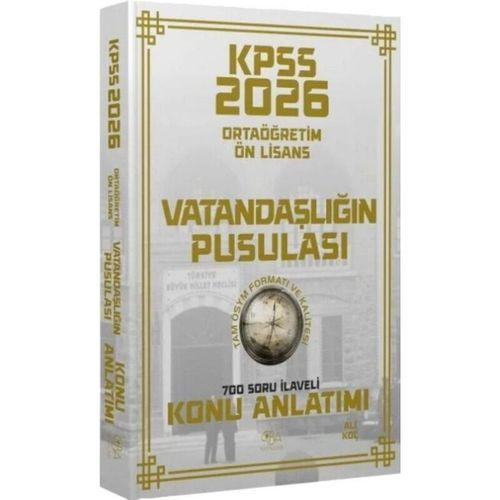 2026 KPSS Lise Ortaöğretim Ön Lisans Vatandaşlık Vatandaşlığın Pusulası Konu Anlatımı CBA Yayınları