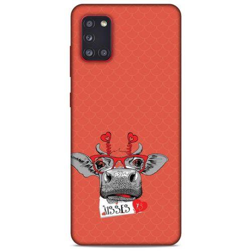 Animax Cute Cow Samsung Galaxy A31 Kılıf Desenli Silikon