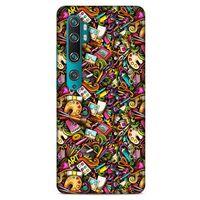 Graffitix (18) Desenli Silikon Kapak Xiaomi Mi Note 10 Pro Kılıf