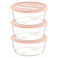 Saklama Kabı Karizma Yuvarlak 3lü No:2 Royaleks-ÇNK2149