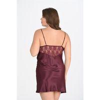 Büyük Beden Mürdüm Gecelik 2108