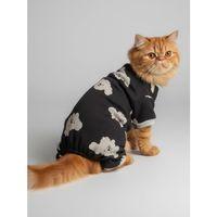 Doggy Doo Kedi Tulumu | Pamuklu Penye Kedi Kıyafeti | Küçük Irklar İçin | Tüy Dökülmesini Azaltır