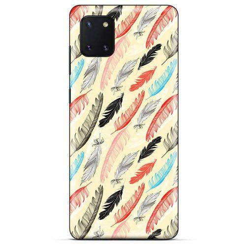 Huawei Y5P Kılıf Desenli Özel Seri Tüyler (48) Bumper Kılıf