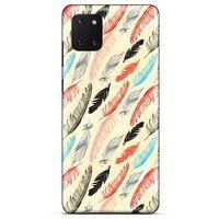 Huawei Y5P Kılıf Desenli Özel Seri Tüyler (48) Bumper Kılıf