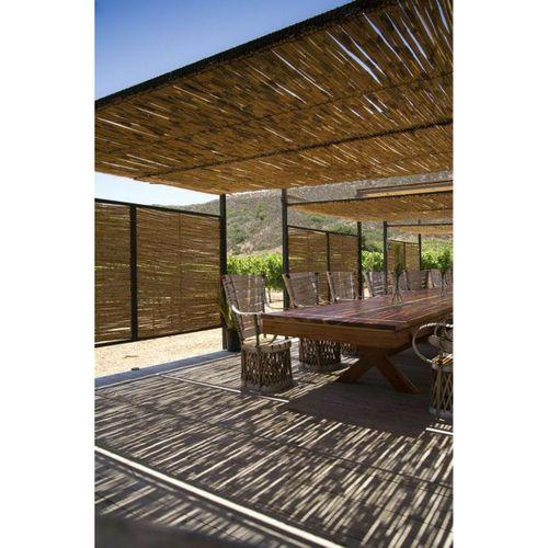 özgazi 90 Cm X 5 Metre Hasır Kamış Bahçe Çiti Balkon Çiti Gölgelik Dekarasyon